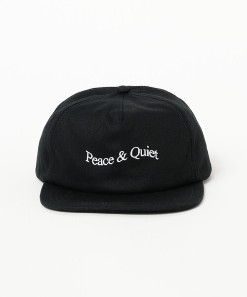BEAMS T（ビームスティー）の「Museum of Peace & Quiet / Woodmark 5panal Cap（キャップ・メンズ・ブラック・ONE SIZE）」の2枚目の写真