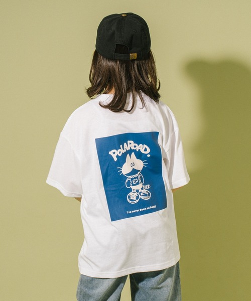 セール】【POLAROAD/ポーラロード】CATプリントオーバーTシャツ