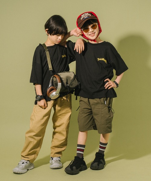 URBAN CHERRY(アーバンチェリー)の「【POLAROAD/ポーラロード】CATプリントオーバーTシャツ(Tシャツ/カットソー・キッズ・ホワイト/ブラック/ブルー・120cm/160cm/150cm/130cm/140cm)」の20枚目の写真