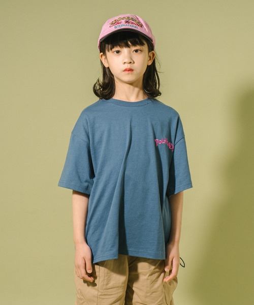 URBAN CHERRY(アーバンチェリー)の「【POLAROAD/ポーラロード】CATプリントオーバーTシャツ(Tシャツ/カットソー・キッズ・ホワイト/ブラック/ブルー・120cm/160cm/150cm/130cm/140cm)」の15枚目の写真