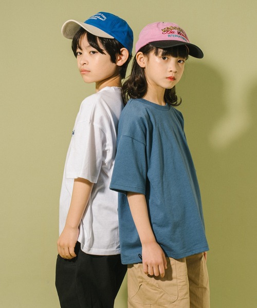 URBAN CHERRY(アーバンチェリー)の「【POLAROAD/ポーラロード】CATプリントオーバーTシャツ(Tシャツ/カットソー・キッズ・ホワイト/ブラック/ブルー・120cm/160cm/150cm/130cm/140cm)」の12枚目の写真