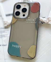 NOLITA LABORATORY(ノリータラボラトリー)の【 NOLITA / ノリータ 】楕円 カラフル イラスト クリアバンパータイプ アイフォンケース アイフォンカバー iPhone  14pro / 15 / 15pro(スマホケース/カバー)