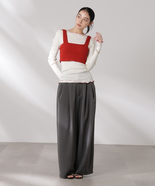 セール】OperaSPORT/LENA SEAMLESS TOP（Tシャツ/カットソー