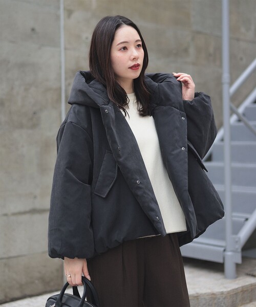 裾バルーン フード ブルゾン（ブルゾン）｜BEAMS HEART（ビームス