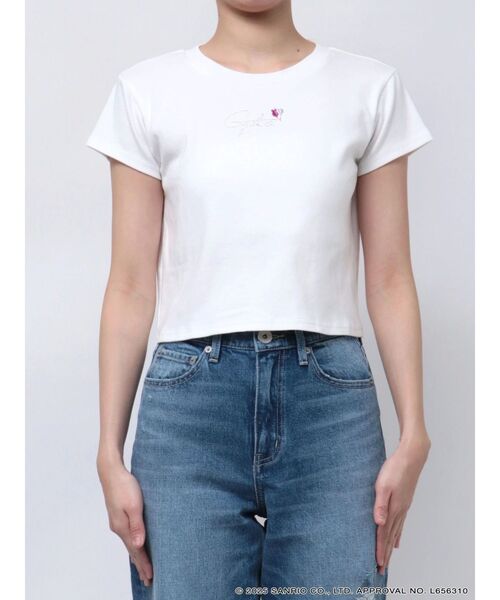 GYDA(ジェイダ)の「【メロクロコラボ】メロクロ×Gyda bijou Tシャツ(Tシャツ/カットソー・レディース・ブラック/オフホワイト・FREE)」の19枚目の写真