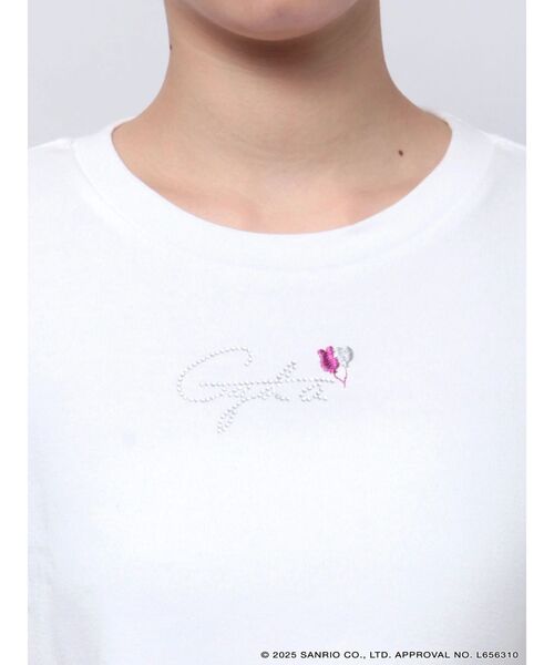 GYDA(ジェイダ)の「【メロクロコラボ】メロクロ×Gyda bijou Tシャツ(Tシャツ/カットソー・レディース・ブラック/オフホワイト・FREE)」の16枚目の写真