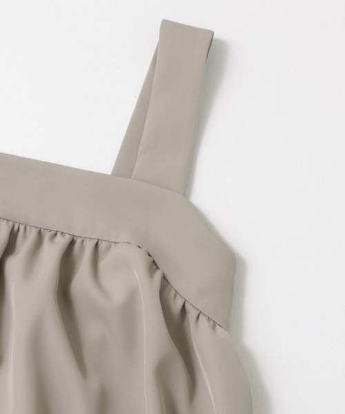 ITEMS URBANRESEARCH(アイテムズ アーバンリサーチ)の「リラックスギャザージャンスカ(ワンピース・レディース・ライトベージュ/チャコールグレー・FREE)」の21枚目の写真