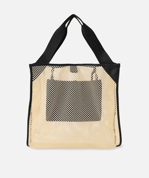 Speedo(スピード)の「【SPEEDO(スピード)】ヴォヤージュメッシュビッグトートバッグ(ショルダーバッグ・レディース・オフホワイト/ブラック・FREE)」の9枚目の写真