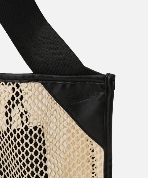 Speedo(スピード)の「【SPEEDO(スピード)】ヴォヤージュメッシュビッグトートバッグ(ショルダーバッグ・レディース・オフホワイト/ブラック・FREE)」の14枚目の写真