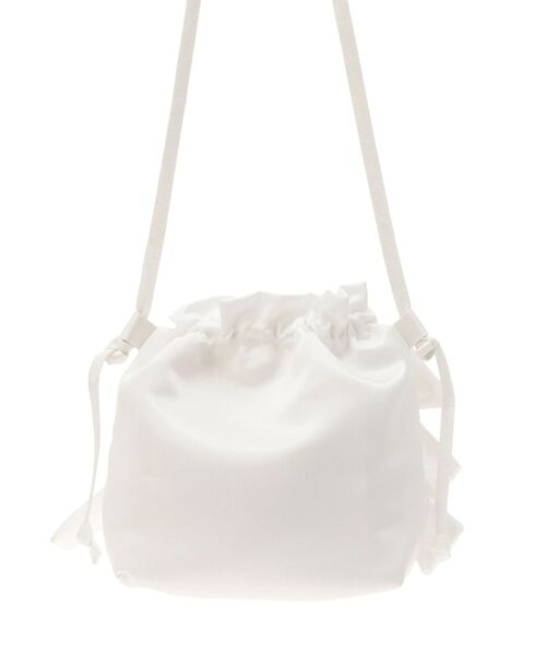 merry jenny（メリージェニー）の「ribbon ribbon pochette（ショルダーバッグ・レディース・アイボリー/ブラック・FREE）」の4枚目の写真