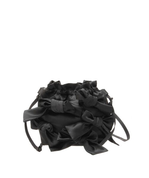 merry jenny（メリージェニー）の「ribbon ribbon pochette（ショルダーバッグ・レディース・アイボリー/ブラック・FREE）」の4枚目の写真