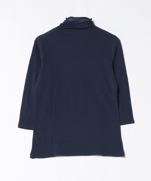 MARAI(マーライ)の「UVカット タートルネック7分袖カットソー(Tシャツ/カットソー・レディース・ライトグレー/グレー/ネイビー/ブラック/ホワイト・LL/L/M)」の9枚目の写真