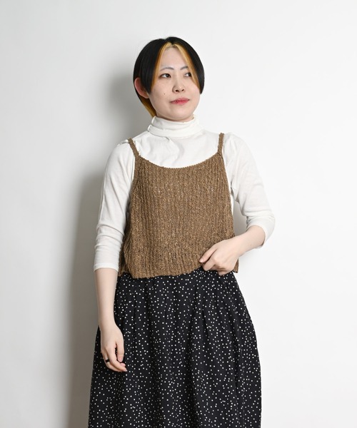 MARAI(マーライ)の「UVカット タートルネック7分袖カットソー(Tシャツ/カットソー・レディース・ライトグレー/グレー/ネイビー/ブラック/ホワイト・LL/L/M)」の2枚目の写真