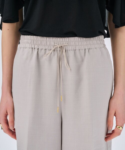 cloenc（クロエンス）の「◆【UVカット／接触冷感／セットアップ／手洗い可】ドライタッチイージーワイドパンツ（その他パンツ・レディース・グレー/スミクロ/ダークブラウン・03/02/01）」の9枚目の写真