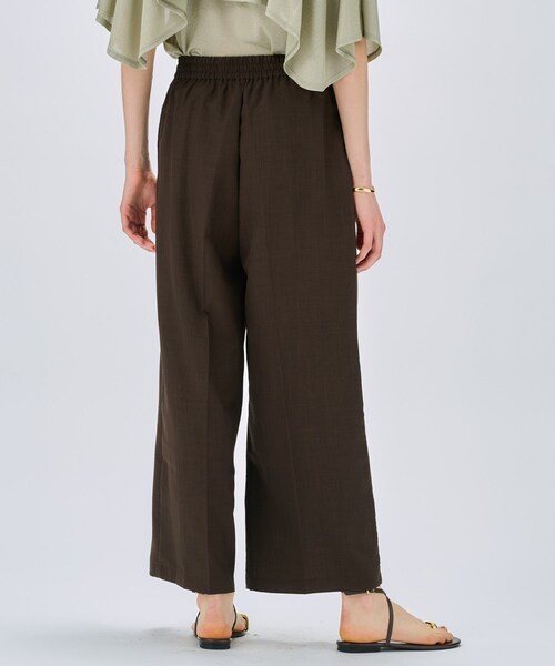 cloenc（クロエンス）の「◆【UVカット／接触冷感／セットアップ／手洗い可】ドライタッチイージーワイドパンツ（その他パンツ・レディース・グレー/スミクロ/ダークブラウン・03/02/01）」の16枚目の写真