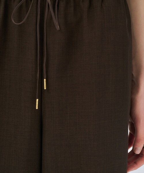 cloenc（クロエンス）の「◆【UVカット／接触冷感／セットアップ／手洗い可】ドライタッチイージーワイドパンツ（その他パンツ・レディース・グレー/スミクロ/ダークブラウン・03/02/01）」の18枚目の写真