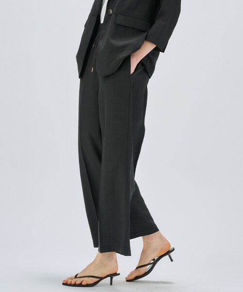 cloenc（クロエンス）の「◆【UVカット／接触冷感／セットアップ／手洗い可】ドライタッチイージーワイドパンツ（その他パンツ・レディース・グレー/スミクロ/ダークブラウン・03/02/01）」の20枚目の写真