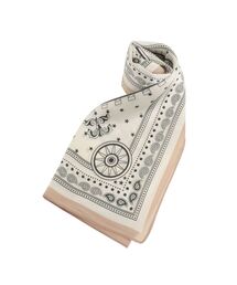 TONAL | サークル柄シルクスカーフ(バンダナ/スカーフ)