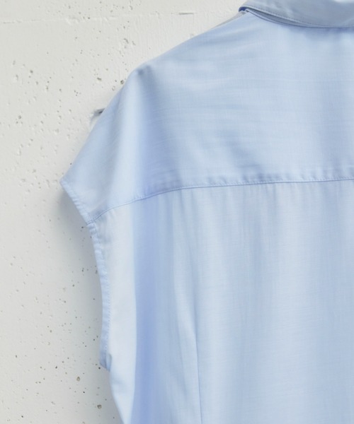 セール】ピンタックフレンチブラウス（シャツ/ブラウス）｜DOUX