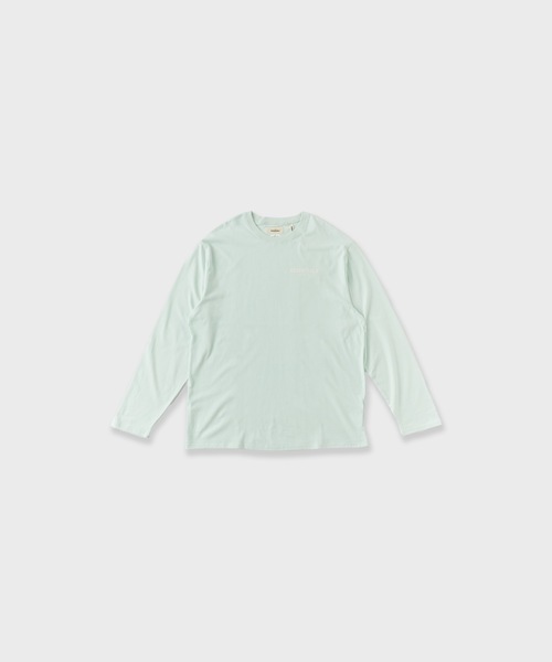 FOG ESSENTIALS(エフオージーエッセンシャルズ)の「FOG ESSENTIALS/エッセンシャルズ 1POINT LOGO LS TEE ロンT 夏服(Tシャツ/カットソー・メンズ・ヘザーグレー/ミント・L/M/S/XS)」の2枚目の写真