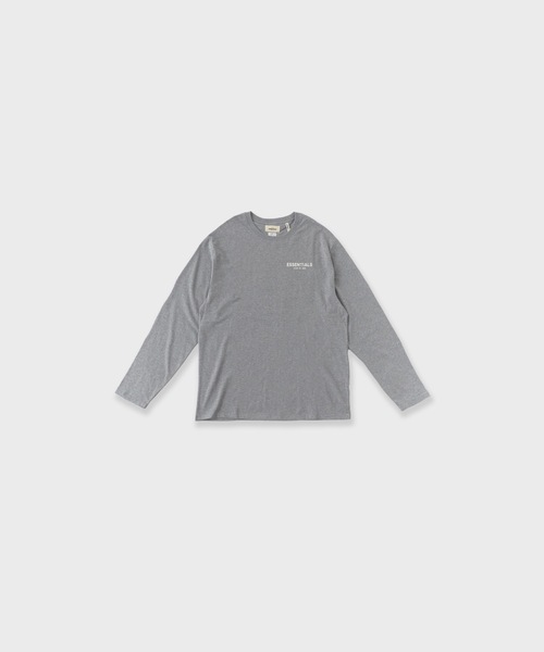 FOG ESSENTIALS(エフオージーエッセンシャルズ)の「FOG ESSENTIALS/エッセンシャルズ 1POINT LOGO LS TEE ロンT 夏服(Tシャツ/カットソー・メンズ・ヘザーグレー/ミント・L/M/S/XS)」の1枚目の写真