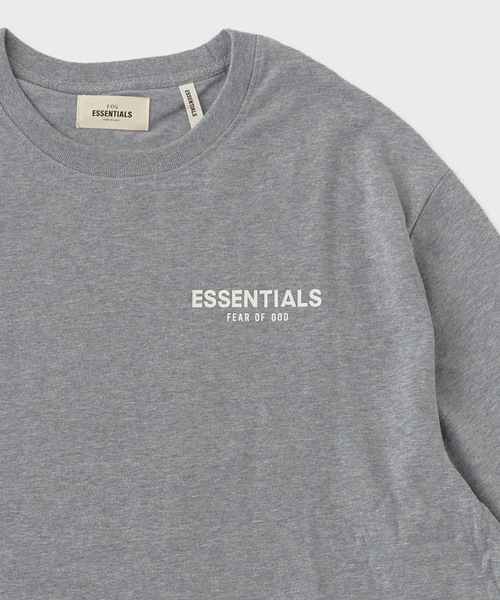 FOG ESSENTIALS(エフオージーエッセンシャルズ)の「FOG ESSENTIALS/エッセンシャルズ 1POINT LOGO LS TEE ロンT 夏服(Tシャツ/カットソー・メンズ・ヘザーグレー/ミント・L/M/S/XS)」の4枚目の写真