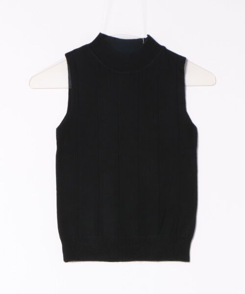 STYLEBLOCK(スタイルブロック)の「ノースリーブリブニット(ニット/セーター・レディース・ブラック/ベージュ系その他/ホワイト/グリーン/ピンク/ダークブラウン/レッド/イエロー/グレー/ブルー/ライトブラウン・FREE)」の14枚目の写真