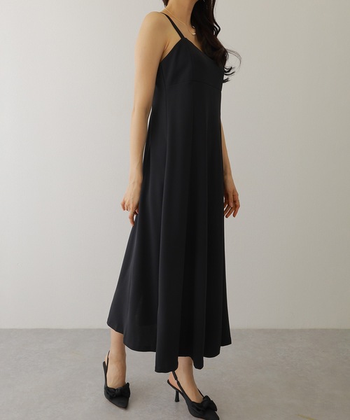Lace Ladies(レースレディース)の「ソリッドカラー バックスリット キャミソール マキシ ワンピース(ワンピース・レディース・ピンク/グレー/ブラウン/ブラック・S/FREE)」の11枚目の写真