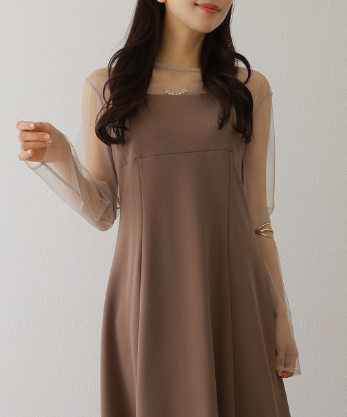 Lace Ladies(レースレディース)の「ソリッドカラー バックスリット キャミソール マキシ ワンピース(ワンピース・レディース・ピンク/グレー/ブラウン/ブラック・S/FREE)」の19枚目の写真