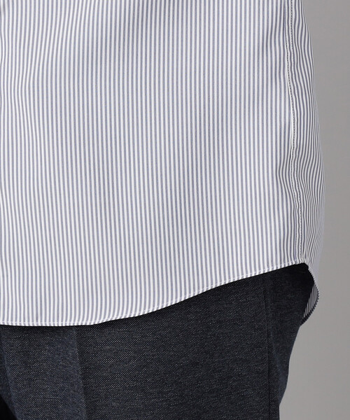 COMME CA MEN(コムサメン)の「COOL MAX ストライプ レギュラーカラーシャツ(シャツ/ブラウス・メンズ・ネイビー/ブルー・XL/L/M/S)」の16枚目の写真
