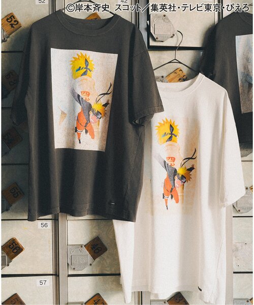 F.O.KIDS（エフオーキッズ）の「【NARUTO-ナルト- 疾風伝 】グラフィックTシャツB（オトナ）（Tシャツ/カットソー・メンズ・ブラック/オフホワイト・LARGE/MEDIUM）」の3枚目の写真