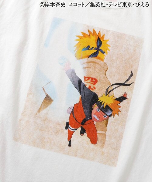 F.O.KIDS（エフオーキッズ）の「【NARUTO-ナルト- 疾風伝 】グラフィックTシャツB（オトナ）（Tシャツ/カットソー・メンズ・ブラック/オフホワイト・LARGE/MEDIUM）」の10枚目の写真