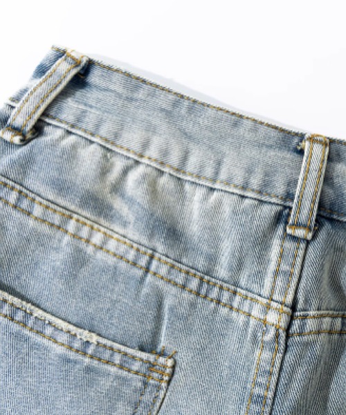 LA POMME petit(ラポミ・プチ)の「Lace Piping Denim Skirt(デニムスカート・レディース・ブルー・SMALL/MEDIUM/LARGE)」の3枚目の写真