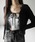me+em selecti~[ZNgj́uy Qcolor z[XhbLOtg{VA[jbgJ[fBK ^ lace docking front ribbon sheer knit cardiganiJ[fBK/{jvbubN