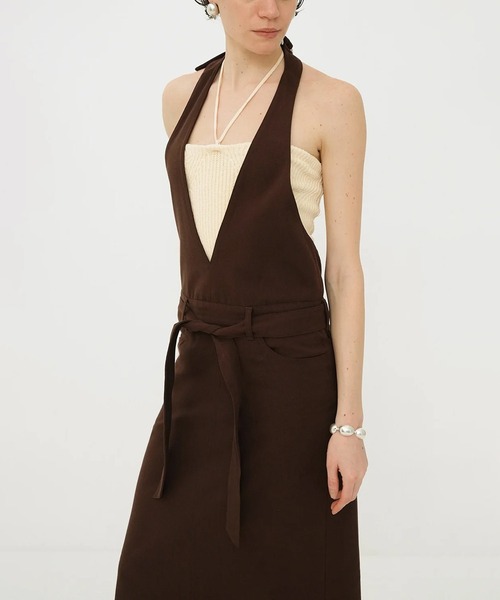 セール】HALTER NECK LOW WAIST ONEPIECE(ワンピース)|CLANE セール】HALTER NECK LOW WAIST ONEPIECE(ワンピース)|CLANE