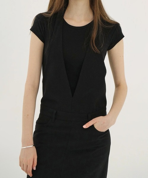 CLANE BARE TOP DRAPE ONEPIECE ブラック セール】SQUARE DRAPE ONEPIECE（ワンピース）｜CLANE（クラネ