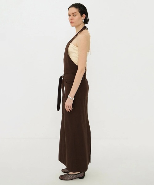 CLANE（クラネ）の「HALTER NECK LOW WAIST ONEPIECE（ワンピース