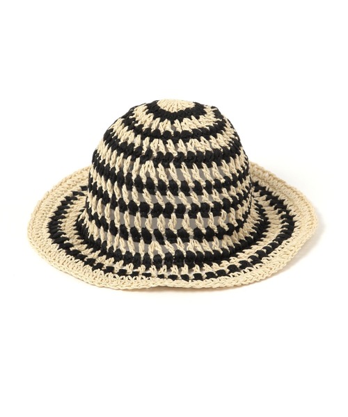 LEPSIM(レプシィム)の「雑材MIXハット 326350(ハット・レディース・グリーン/ブラック・ONE SIZE)」の10枚目の写真