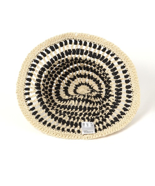 LEPSIM(レプシィム)の「雑材MIXハット 326350(ハット・レディース・グリーン/ブラック・ONE SIZE)」の5枚目の写真