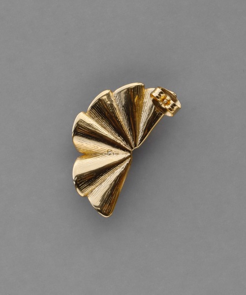 abaskdesign(アバスクデザイン)の「金属アレルギー対応 レイヤードフリルピアス(ピアス(両耳用)・レディース・シルバー/ゴールド・FREE)」の12枚目の写真