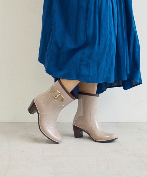 Pitti（ピッティ）の「【WEB限定】バックルベルトレインショートブーツ（ブーツ・レディース・ネイビー/ブラック/デザートカモ・LL/L/M/S）」の3枚目の写真