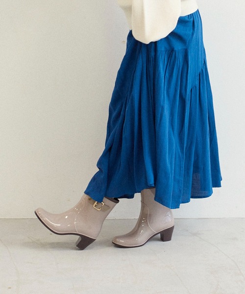 Pitti（ピッティ）の「【WEB限定】バックルベルトレインショートブーツ（ブーツ・レディース・ネイビー/ブラック/デザートカモ・LL/L/M/S）」の22枚目の写真