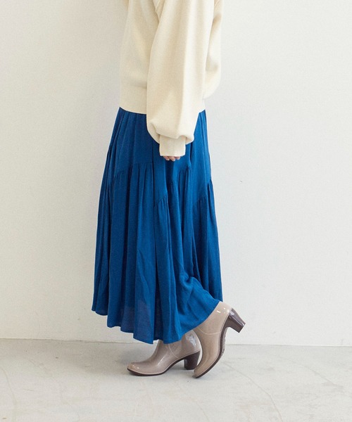 Pitti（ピッティ）の「【WEB限定】バックルベルトレインショートブーツ（ブーツ・レディース・ネイビー/ブラック/デザートカモ・LL/L/M/S）」の20枚目の写真