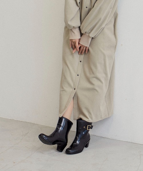 Pitti ブーティ WEB限定】バックルベルトレインショートブーツ（ブーツ）｜Pitti