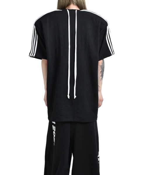 YORI SPORT（ヨリスポーツ）の「5STRIPE PADDED T-SHIRT(EXCLUSIVE)（Tシャツ/カットソー・メンズ・ブラック・MEDIUM/X-SMALL/SMALL）」の2枚目の写真