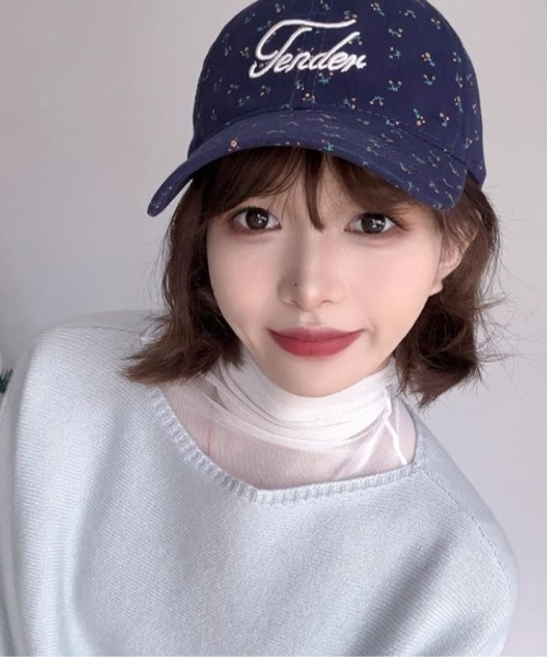ブランド購入サイト セール】花柄＆刺繍ロゴCAP（キャップ）｜LETee（レティー）の 応援グッズ