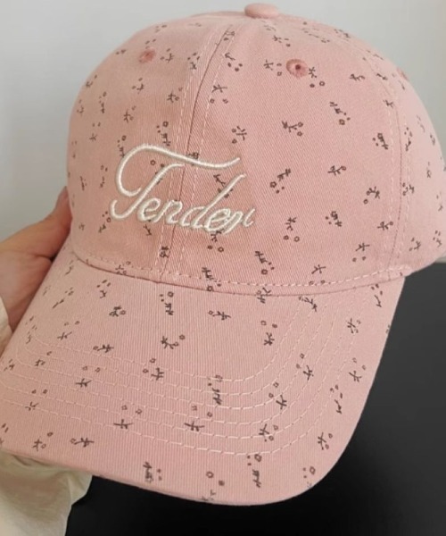 新品未使用♡レース花帽子アミティエ セール】花柄＆刺繍ロゴCAP（キャップ）｜LETee（レティー）の