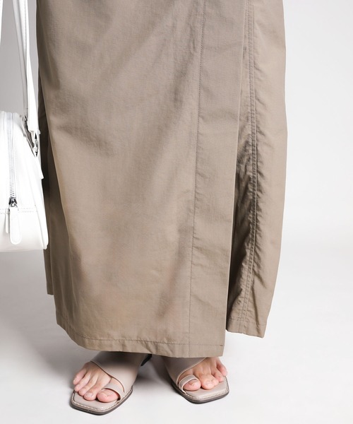 aimoha(アイモハ)の「アシンメトリーワイドパンツ(その他パンツ・レディース・ダークベージュ・マルチサイズ)」の3枚目の写真