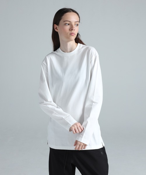 Y-3(ワイスリー)の「Y-3 GRAPHIC LONG SLEEVE TEE(Tシャツ/カットソー・メンズ・ライトホワイト・XX-SMALL/X-SMALL/SMALL/MEDIUM/LARGE/X-LARGE/XX-LARGE)」の3枚目の写真