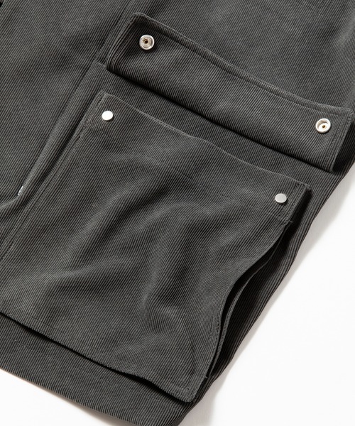 meanswhile（ミーンズワイル）の「Double Collar Corduroy JKT（その他アウター・メンズ・チャコール・2(M)）」の5枚目の写真